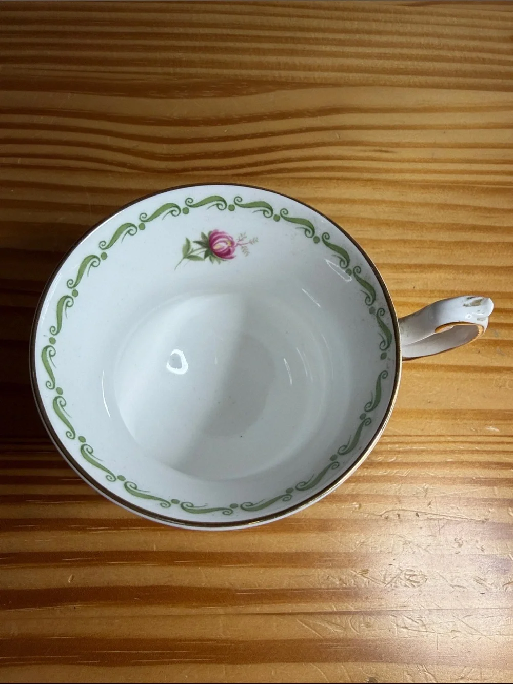 Vintage Queens Bone China September Aster Teacup & Saucer Set England
